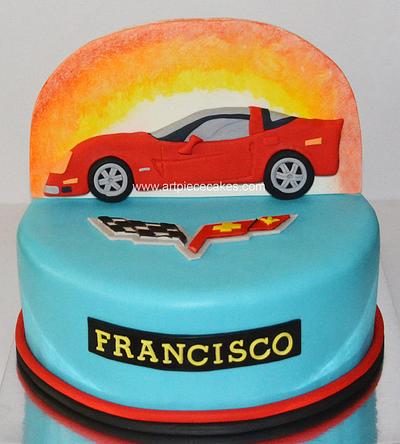 Corvette - Cake by Art Piece Cakes