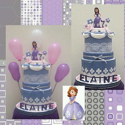 Sofia the first - Cake by Astried