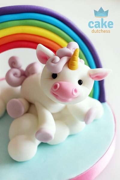 Baby Unicorn Cake Topper - Cake by Etty