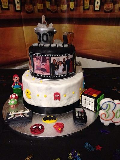 90's theme 30th birthday - Cake by Lindt15