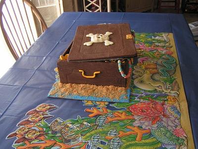 Treasure Chest - Cake by donnascakes