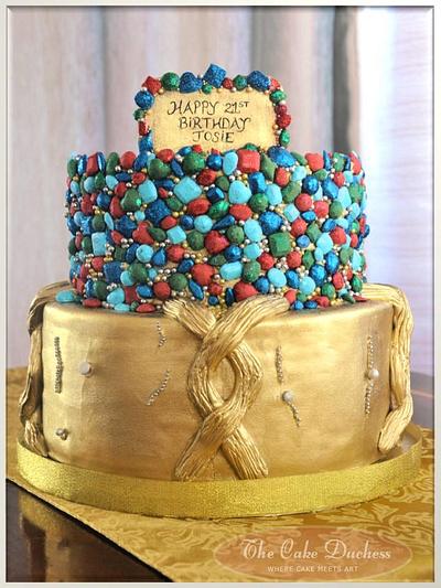 Bedazzled... Be Jeweled  - Cake by Sumaiya Omar - The Cake Duchess 