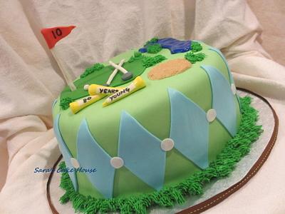 Golf Cake - Cake by Sara's Cake House