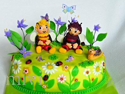 cake bumblebees - Cake by mivi