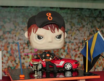 Chibi Nascar Racer - Cake by Little Box Cakes by Angie