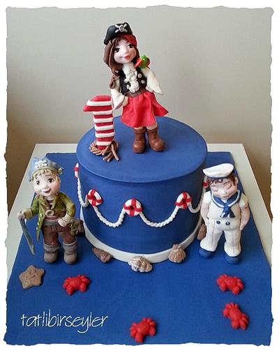 pirate girl cake - Cake by tatlibirseyler 