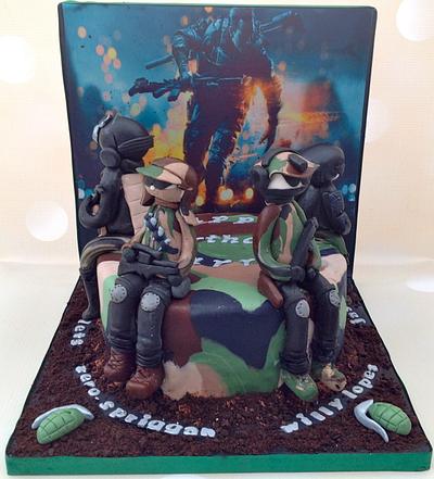 Battlefield Hardline Birthday cake  - Cake by Yvonne Beesley