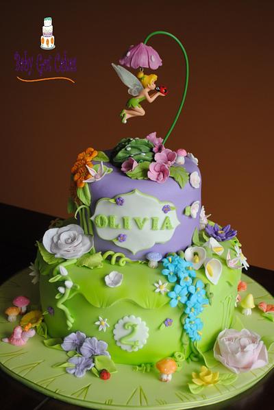 Tinker Bell Garden Fantasy  - Cake by Baby Got Cakes