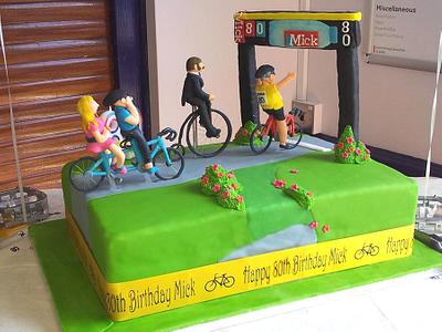 Tour de France Cake - Cake by Danielle Lainton