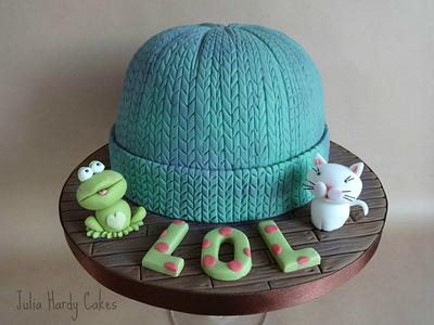 Frog, Cat, Beany Hat! - Cake by Julia Hardy