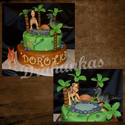 Dinosaur cake - Cake by Drahunkas