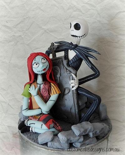 Nightmare Before Christmas Fondant Figurines - Cake by Custom Cake Designs