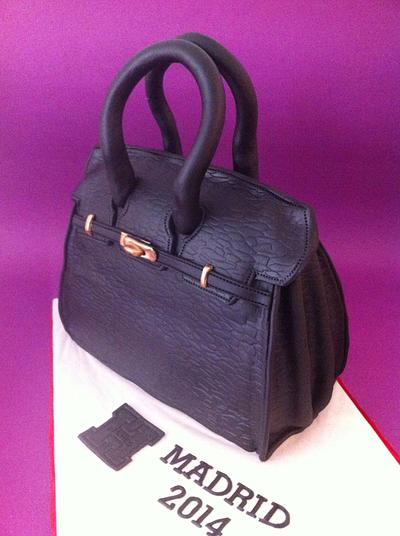 3D Birkin Hermes Purse cake - Cake by THE CAKE PROJECT MADRID