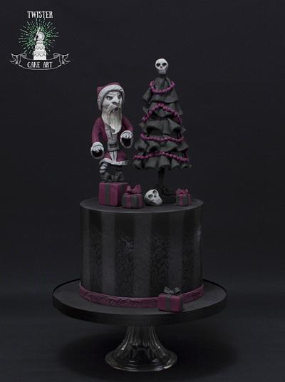 Gothic christmas cake - Cake by Twister Cake Art