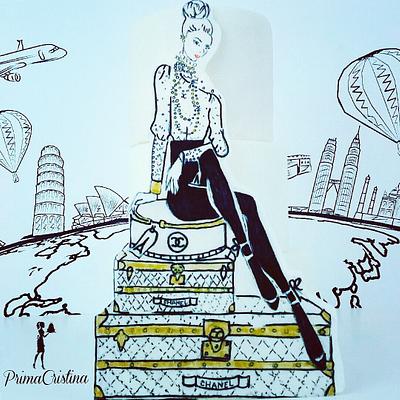 The Jet Set Fashion Cake - Around the World Collaboration  - Cake by PrimaCristina