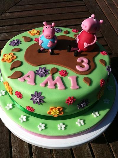 Peppa Pig for my little niece - Cake by Suzie Street