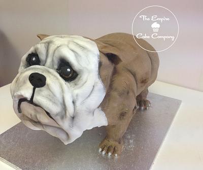 Bull Dog - Cake by The Empire Cake Company