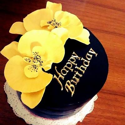 Orchid Gold - Cake by Bijay Thapa