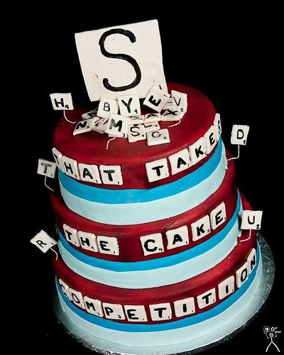Scrabble time - Cake by Caking Around Bake Shop