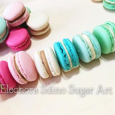 Macarons colors  - Cake by EleonoraSdino