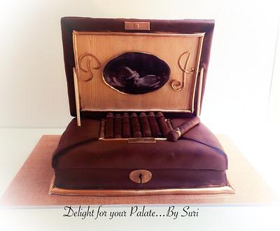 Cigar Box Cake - Cake by Delight for your Palate by Suri