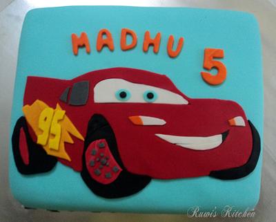 Lightning McQueen - Cake by Ruwani Kumar