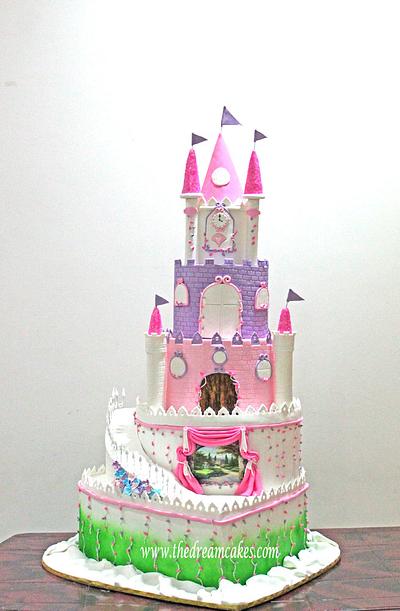 4 feet tall Grand Princess Castle - Cake by Ashwini Sarabhai