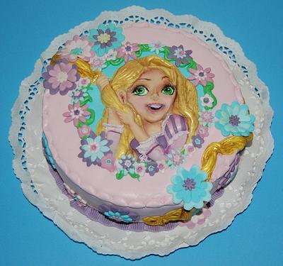 Tangled - Cake by Maribel Silva