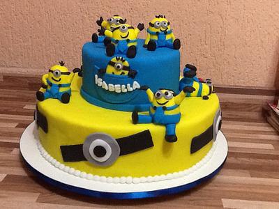 Minions cake - Cake by claudia borges