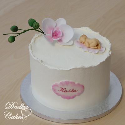  Orchid for baptism - Cake by Dadka Cakes