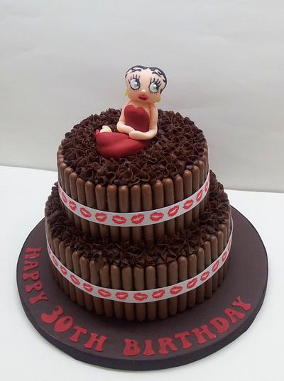 Betty Boop - Cake by Sarah Poole
