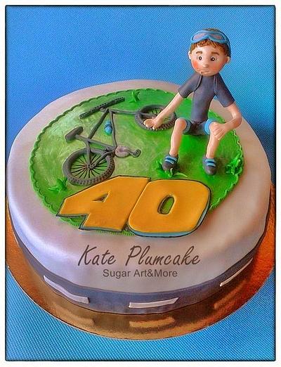 Cake for a cyclist - Cake by Kate Plumcake