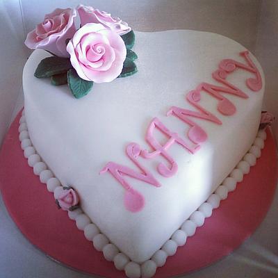 Nannys birthday - Cake by Tracycakescreations