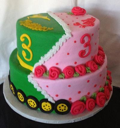 A Cake for twins - Cake by Dee