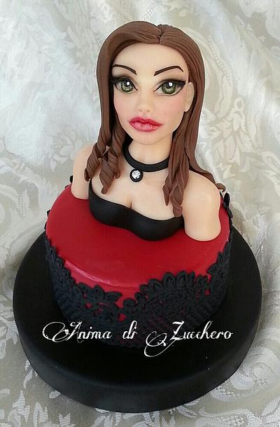 Inspired by the beautiful Angelina..! :) - Cake by chiara sellitto