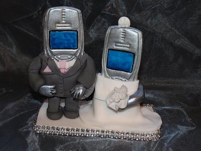 Wedding cake toppers - Cake by Deb-beesdelights