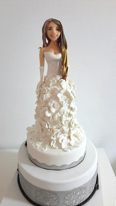 Cake bachelorette party, bridal sculpture by image - Cake by Nivo