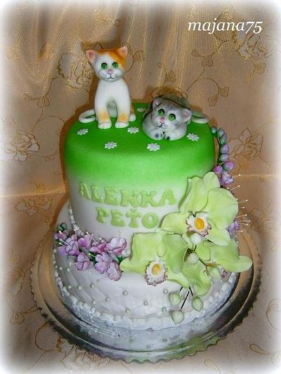 cake with cats - Cake by Marianna Jozefikova