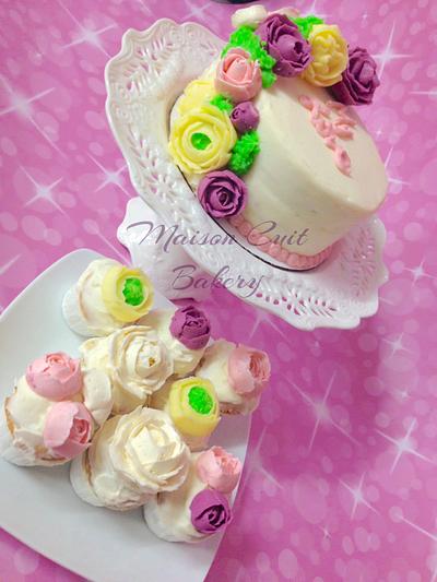 Floral Buttercream Smash - Cake by Maison Cuit Bakery