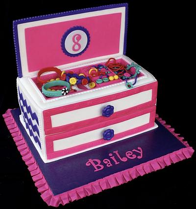 Jewelry Box Cake  - Cake by Cuteology Cakes 