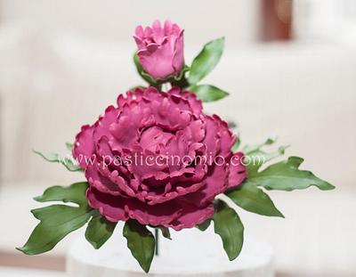 My First Peony - Cake by Pasticcino Mio