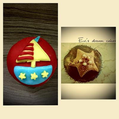 cup cakes summer - Cake by evisdreamcakes