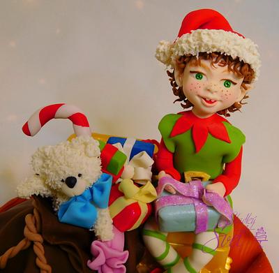Christmas elf  - Cake by Ela