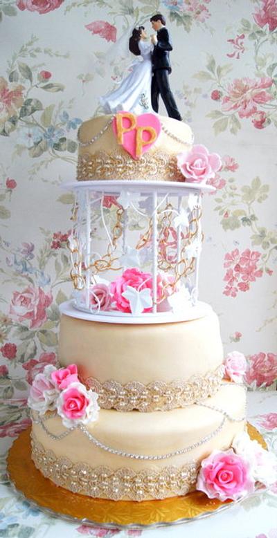 Roses and Bling  - Cake by ibakebyamrita