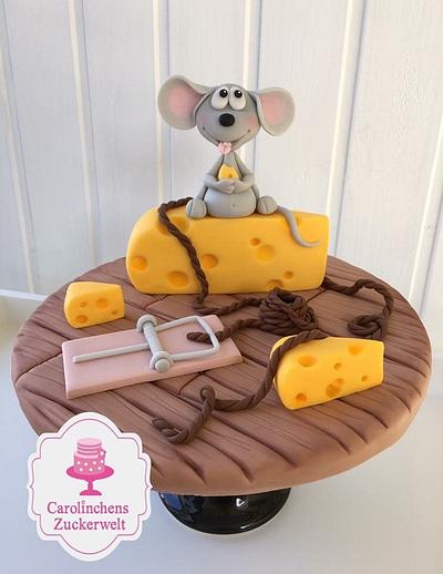 Mouse Caketopper   - Cake by Carolinchens Zuckerwelt 