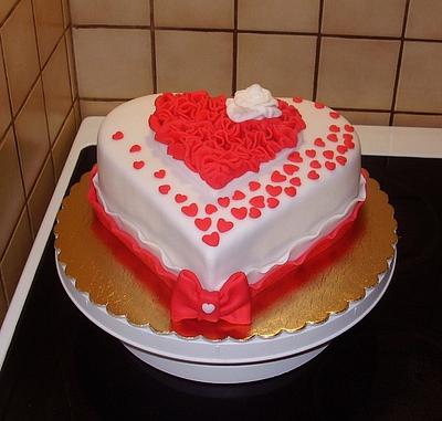 Valentine Heart - Cake by Stániny dorty