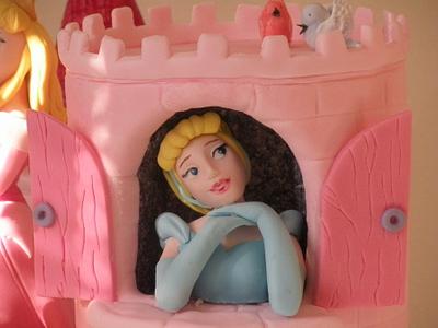 Princesses castle cake - Cake by SweetMamaMilano