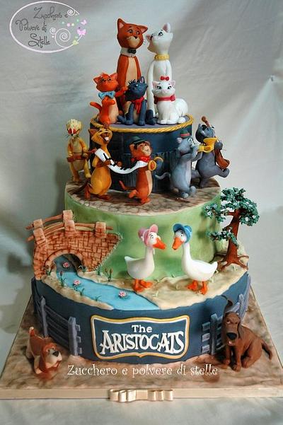 The Aristocats Cake - Cake by Zucchero e polvere di stelle