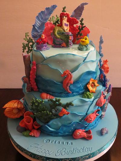 Little Mermaid - Cake by Nancy T W.