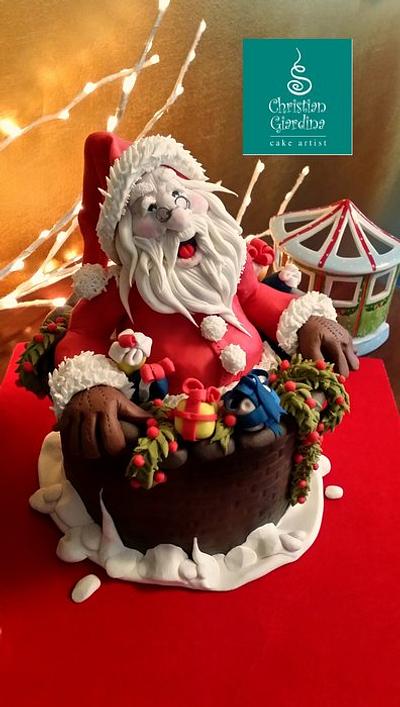 "Trapped Santa" - Cake by Christian Giardina